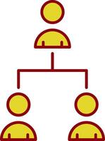 Hrm Line Two Color Icon vector