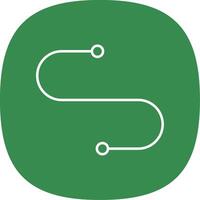 Curve Line Curve Icon vector