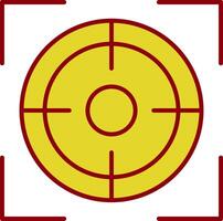 Focus Line Two Color Icon vector