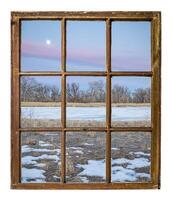 dusk over Colorado plains photo