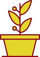 Plants Line Two Color Icon vector