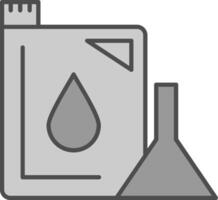 máquina petróleo relleno icono vector