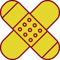 Patch Line Two Color Icon vector