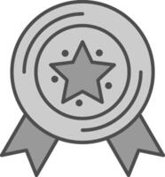 Medal Fillay Icon vector