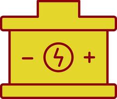 Battery Line Two Color Icon vector