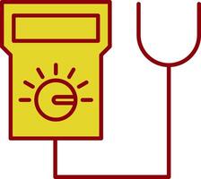 Tester Line Two Color Icon vector
