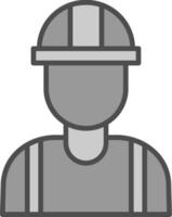 Engineer Fillay Icon vector