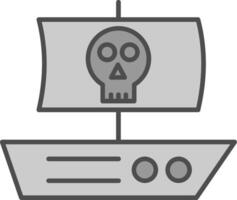 Pirate Fillay Icon vector