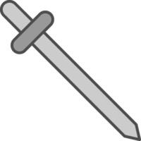 Saber Fillay Icon vector