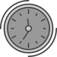 reloj relleno icono vector