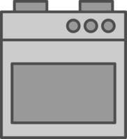 Stove Fillay Icon vector