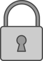 Security Fillay Icon vector