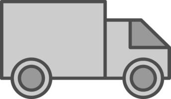 Cargo Van Fillay Icon vector
