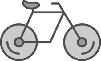 bicicleta relleno icono vector