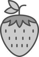 Strawberries Fillay Icon vector