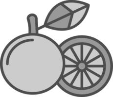 Grapefruit Fillay Icon vector