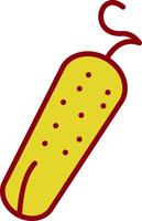 Pickle Line Two Color Icon vector