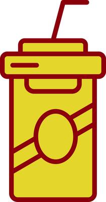 Soft drink Line Two Color Icon