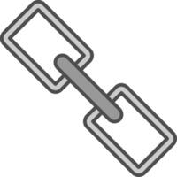 Link Fillay Icon vector
