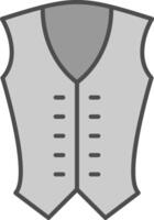 Vasket Line Two Color Icon vector