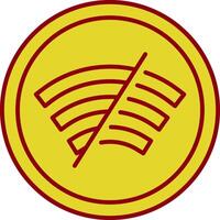Disconnected Line Two Color Icon vector