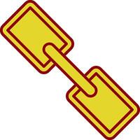 Link Line Two Color Icon vector