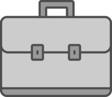 Briefcase Fillay Icon vector