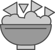 Nachos Fillay Icon vector