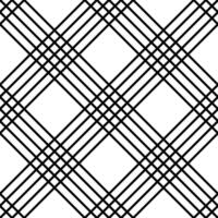 black white diagonal tartan seamless pattern vector