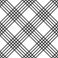 black white diagonal tartan seamless pattern vector