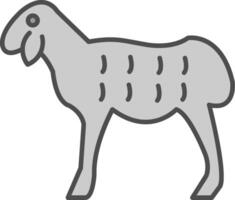 Sheep Fillay Icon vector