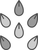 Seeds Fillay Icon vector