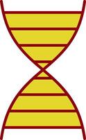 DNA Line Two Color Icon vector