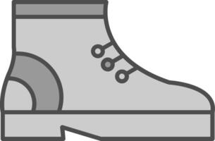 Boot Fillay Icon vector