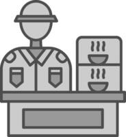 Canteen Fillay Icon vector