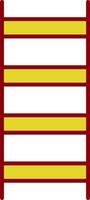 Ladder Line Circle Icon vector