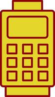 Card Reader Line Two Color Icon vector