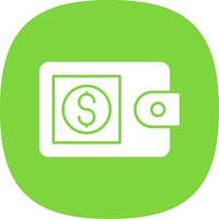 Wallet Line Two Color Icon vector