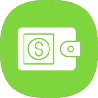 Wallet Line Two Color Icon vector