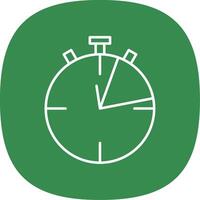 Limited Time Line Curve Icon vector