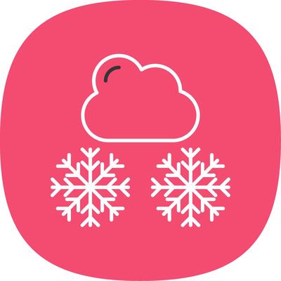 Winter Line Curve Icon