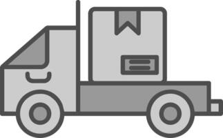 Shipped Fillay Icon vector