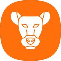 Llama Line Two Color Icon vector