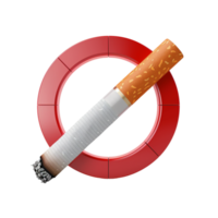 No Smoking Sign isolated on transparent background png