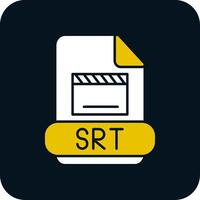 Srt Glyph Two Color Icon vector