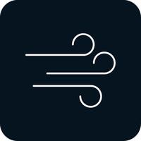 Wind Glyph Two Color Icon vector