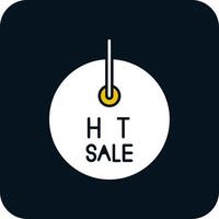 Hot offer Glyph Two Color Icon vector