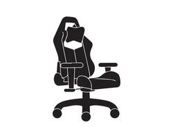 chair silhouette icon graphic logo design vector