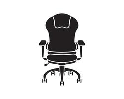 chair silhouette icon graphic logo design vector