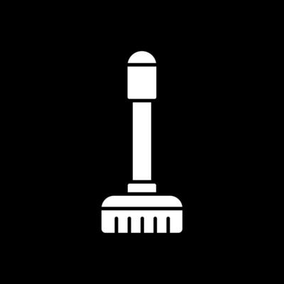 Floor Mop Glyph Inverted Icon